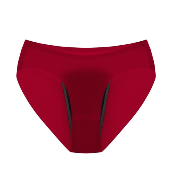 Annhoo Womens Underwear Seamless Mid Rise Leak-Proof Panties Soft No Show Full Coverage Everyday Briefs
