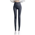 thumbnail image 1 of Annhoo Yoga Leggings for Women Stretchable High Waisted Solid Color Textured Athletic Trouser Running Clothes, 1 of 4