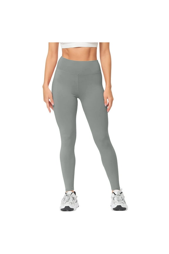 Yoga Pants for Women Stretchable Solid Color High Waist Slim Long Leggings Running Activewear Clothes