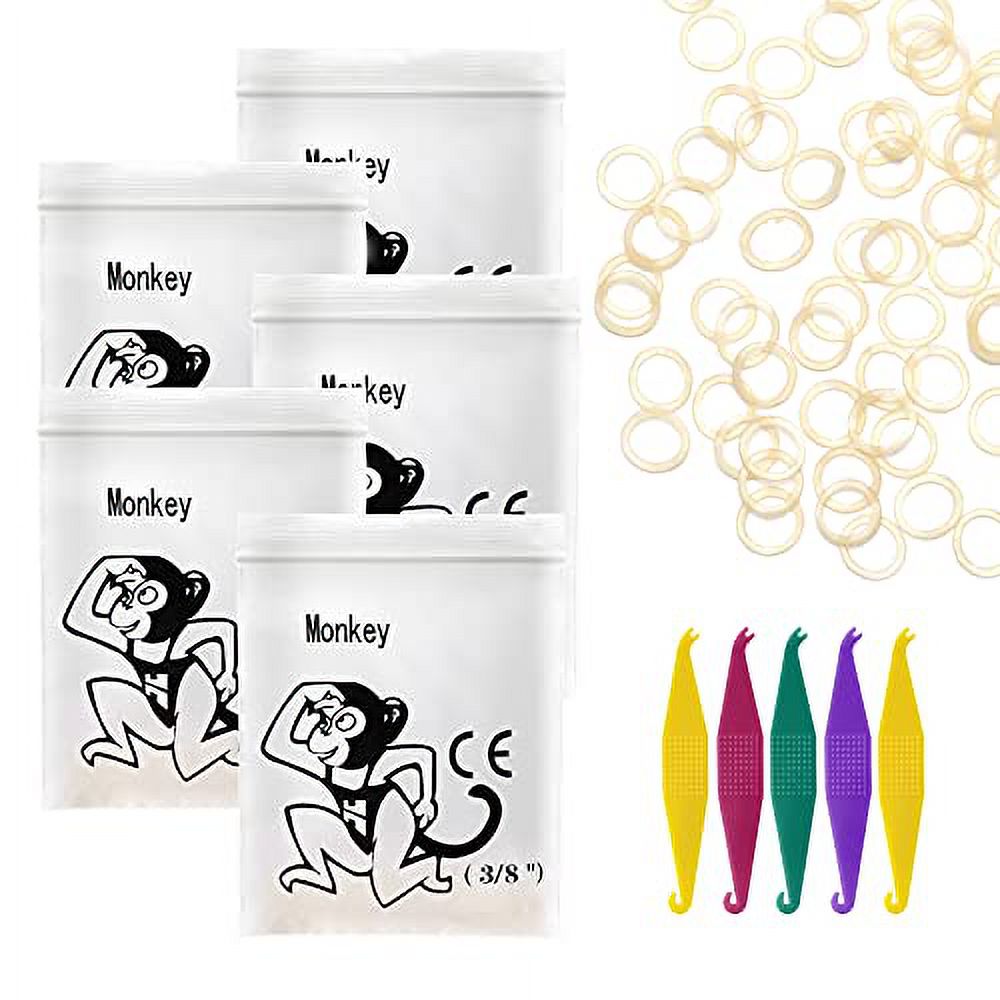 Annhua 500 Pcs Orthodontic Elastic Rubber Bands Dental Rubber Band (4.5