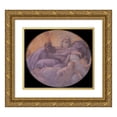 thumbnail image 1 of Annibale Carracci 13x12 Gold Ornate Wood Frame and Double Matted Museum Art Print Titled - Everlasting Father (From 1604 Until 1605), 1 of 4