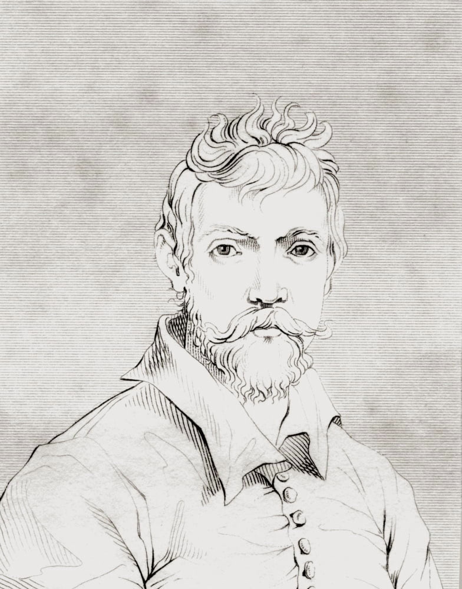 Annibale Carracci 1560 Canvas Art - Ken Welsh Design Pics (24 x 32)