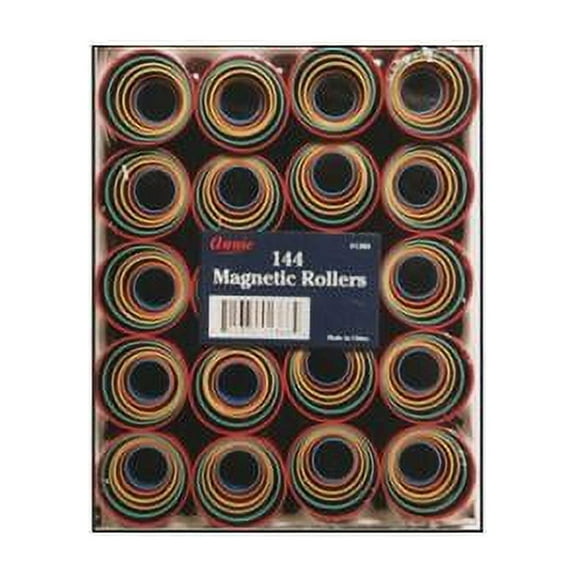 Annie 144 Magnetic Rollers Set,Pack of 144