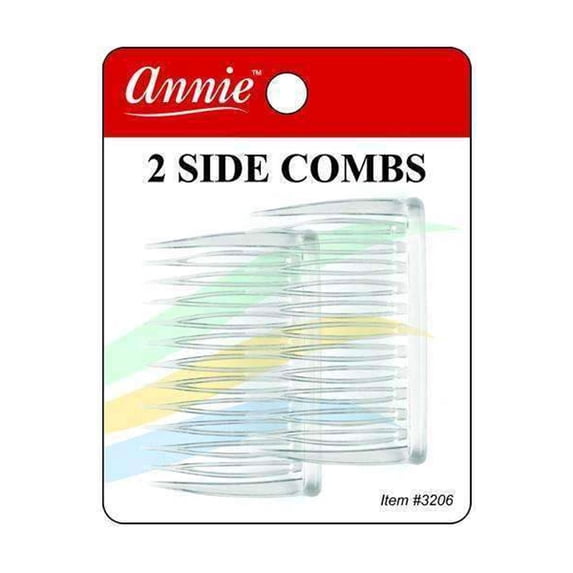 Annie 2 Side Combs Medium,Pack of 6