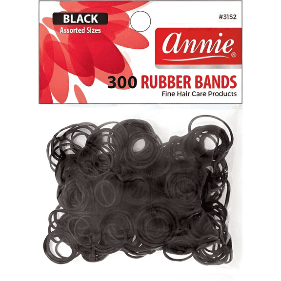 Annie 300 Rubber Bands Assorted Sized #3152
