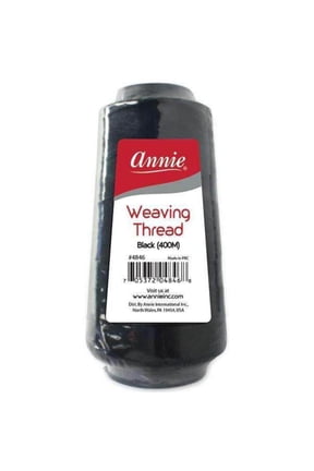 Annie Weaving Thread 400 Meter – Choose Color | Strong Thread for Hair Extensions, Braids & Weaves