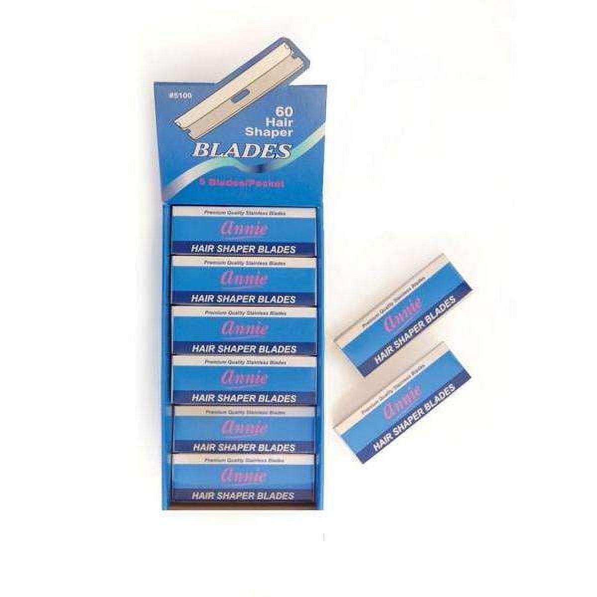 Annie #5100 Hair Shaper 5 Blades 60Ct