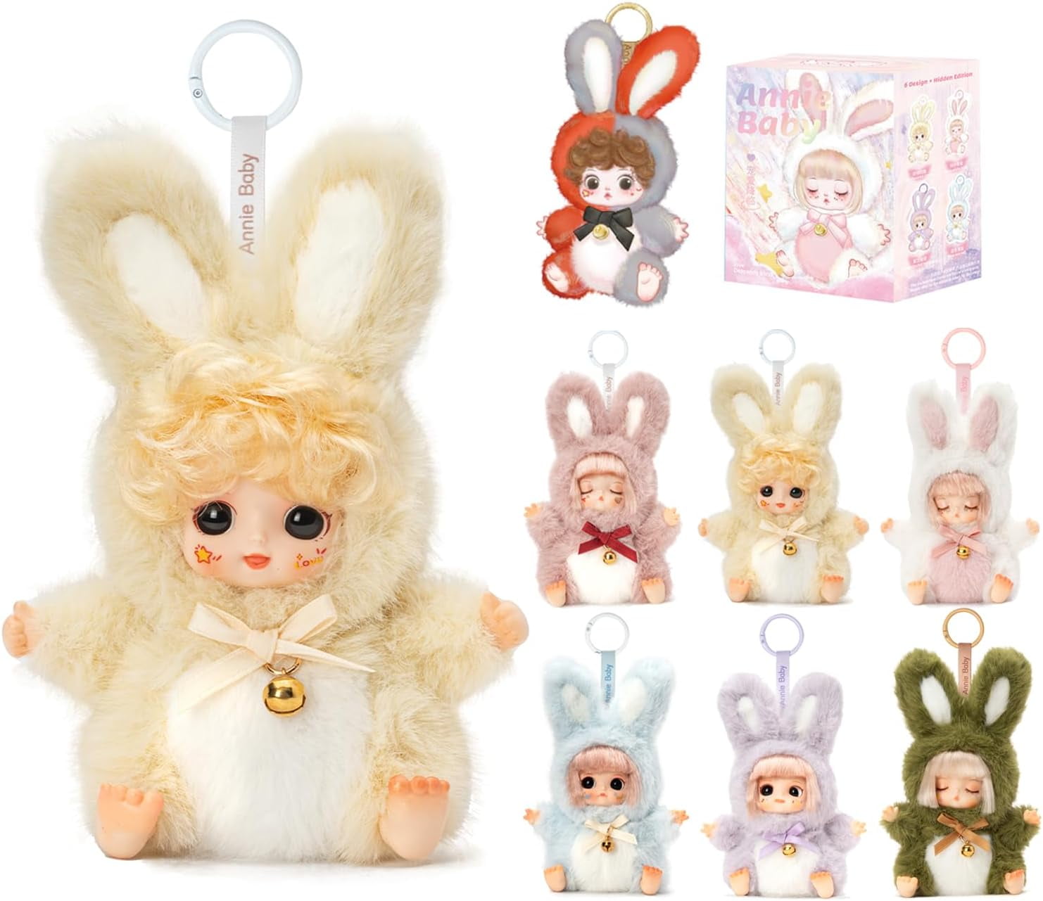 Annie Baby Plush Doll Blind Box Figure 1PCS, Love Descends Series
