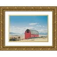 thumbnail image 1 of Annie Bailey Art 14x11 Gold Ornate Wood Framed with Double Matting Museum Art Print Titled - Wood and Nails, 1 of 4