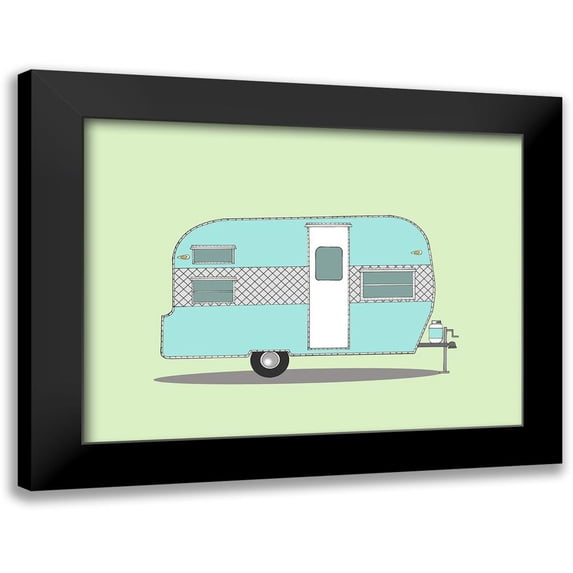 Annie Bailey Art 18x15 Black Modern Framed Museum Art Print Titled - Frolic Camper