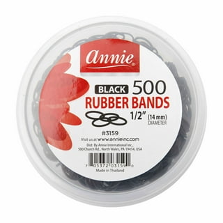  60 Mixed Count Heavy Duty Rubber Bands 6 Size Black