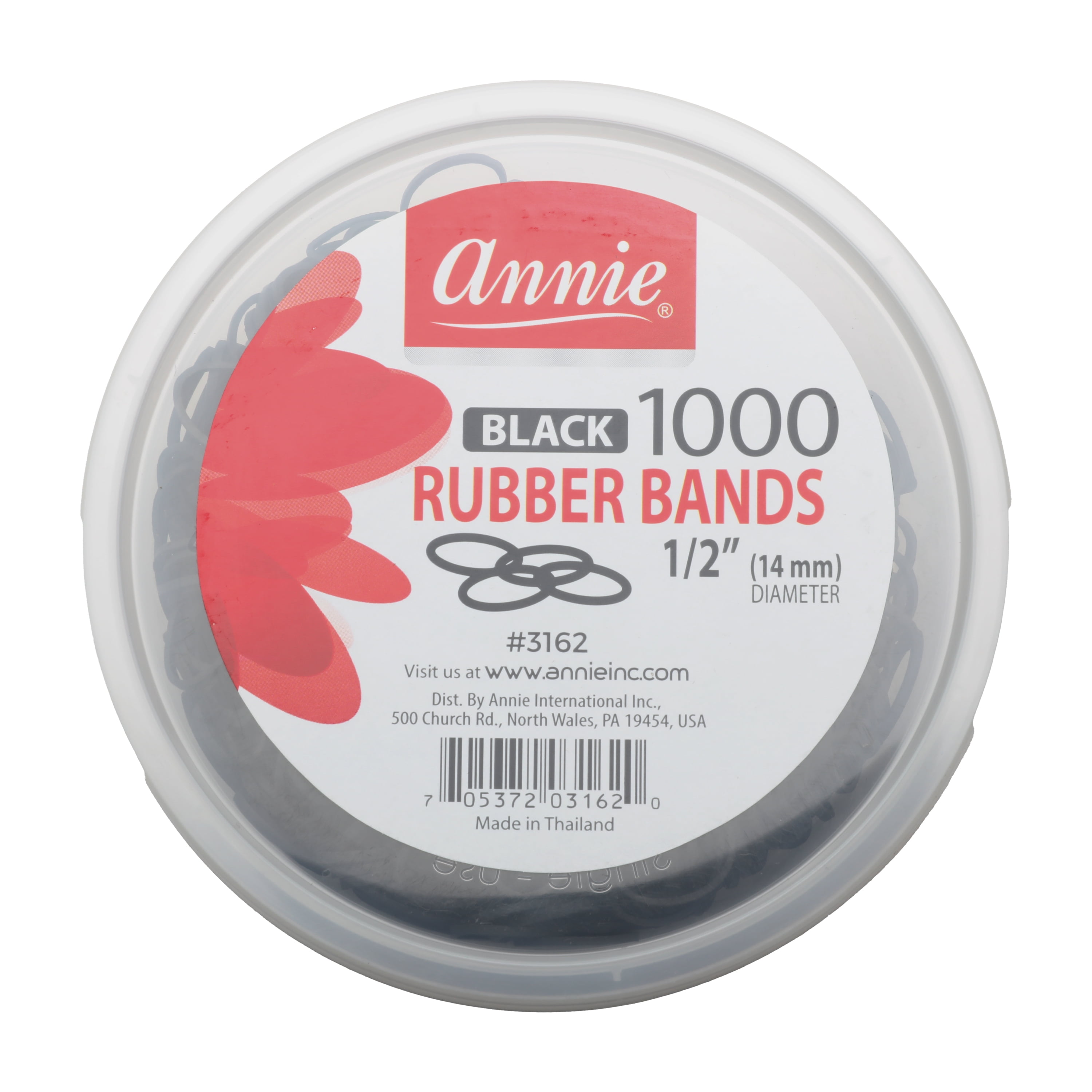 1000 Black Rubber Bands 1000 Black Rubber Bands