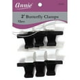 thumbnail image 1 of ANNIE - Butterfly Clamps 2" 12PCs BLACK/WHITE, 1 of 2