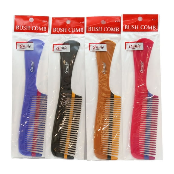 Annie Bush Comb Two Tone 8", Random Color Ship