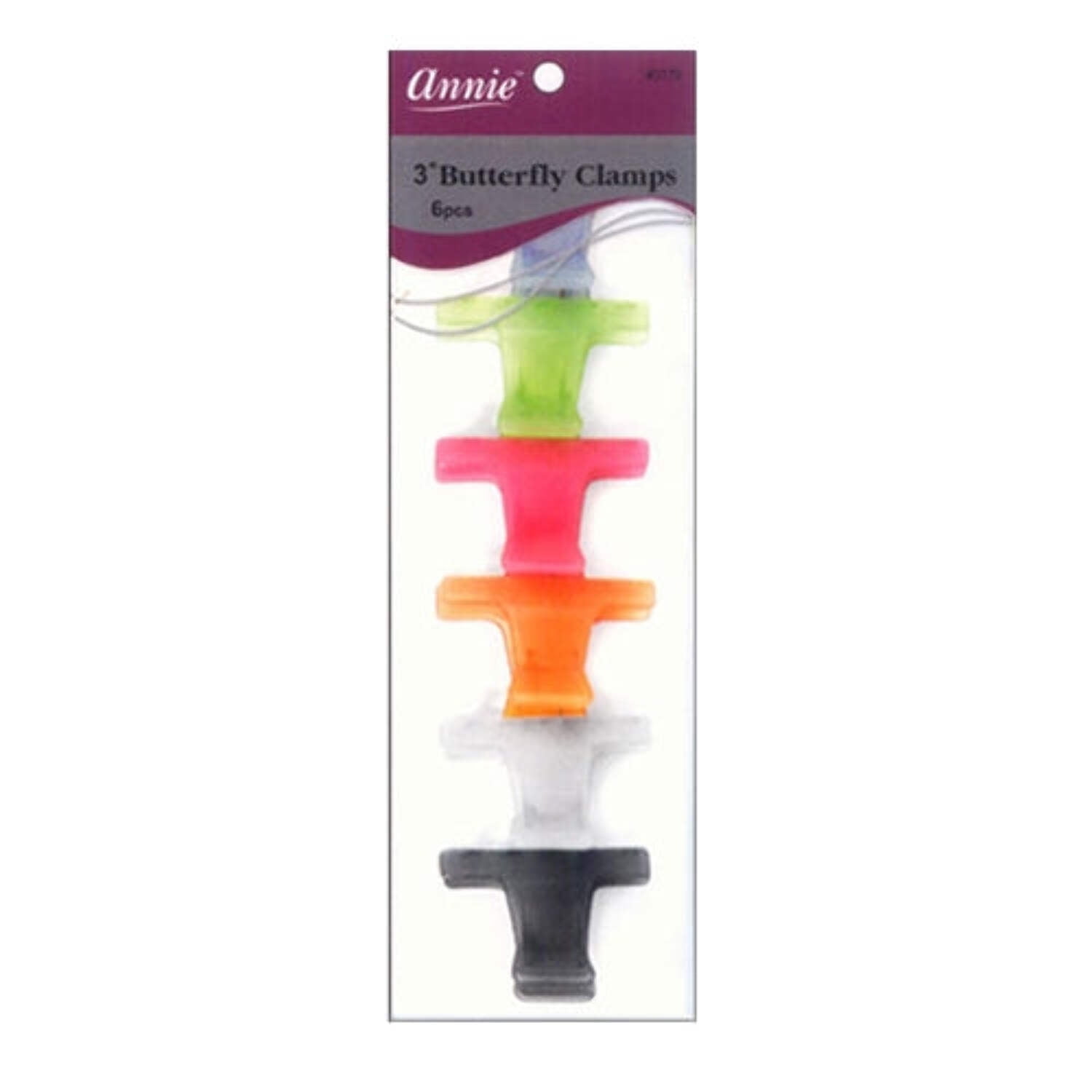 ANNIE Butterfly Clamps Assorted (6pcs/pack) ANNIE Butterfly Clamps Assorted (6pcs/pack)