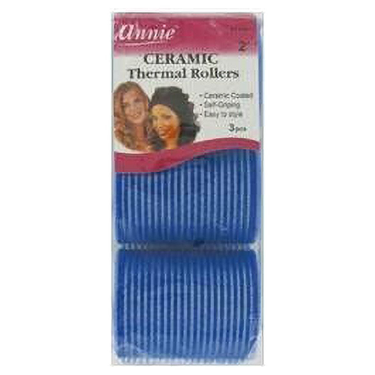 Annie Ceramic Thermal Rollers (2" 3Pack Blue)