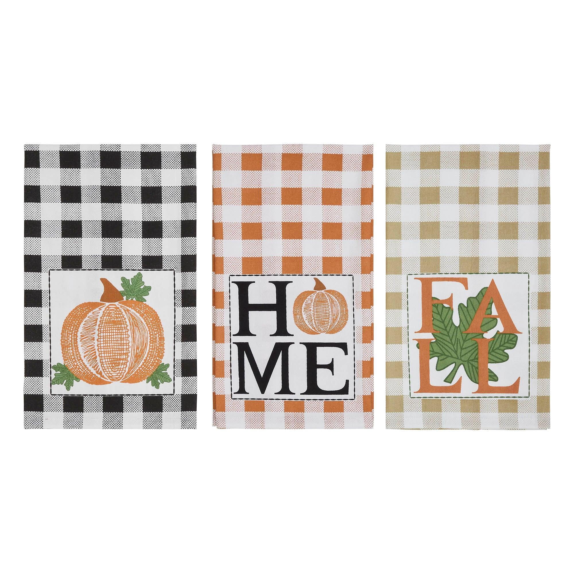 VHC Brands Annie Check Tea Towel - Thumbnail 3