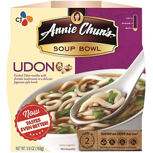 Annie Chun's Microwavable Soup Bowl, (Pack of 6 ), Multiple Flavors and