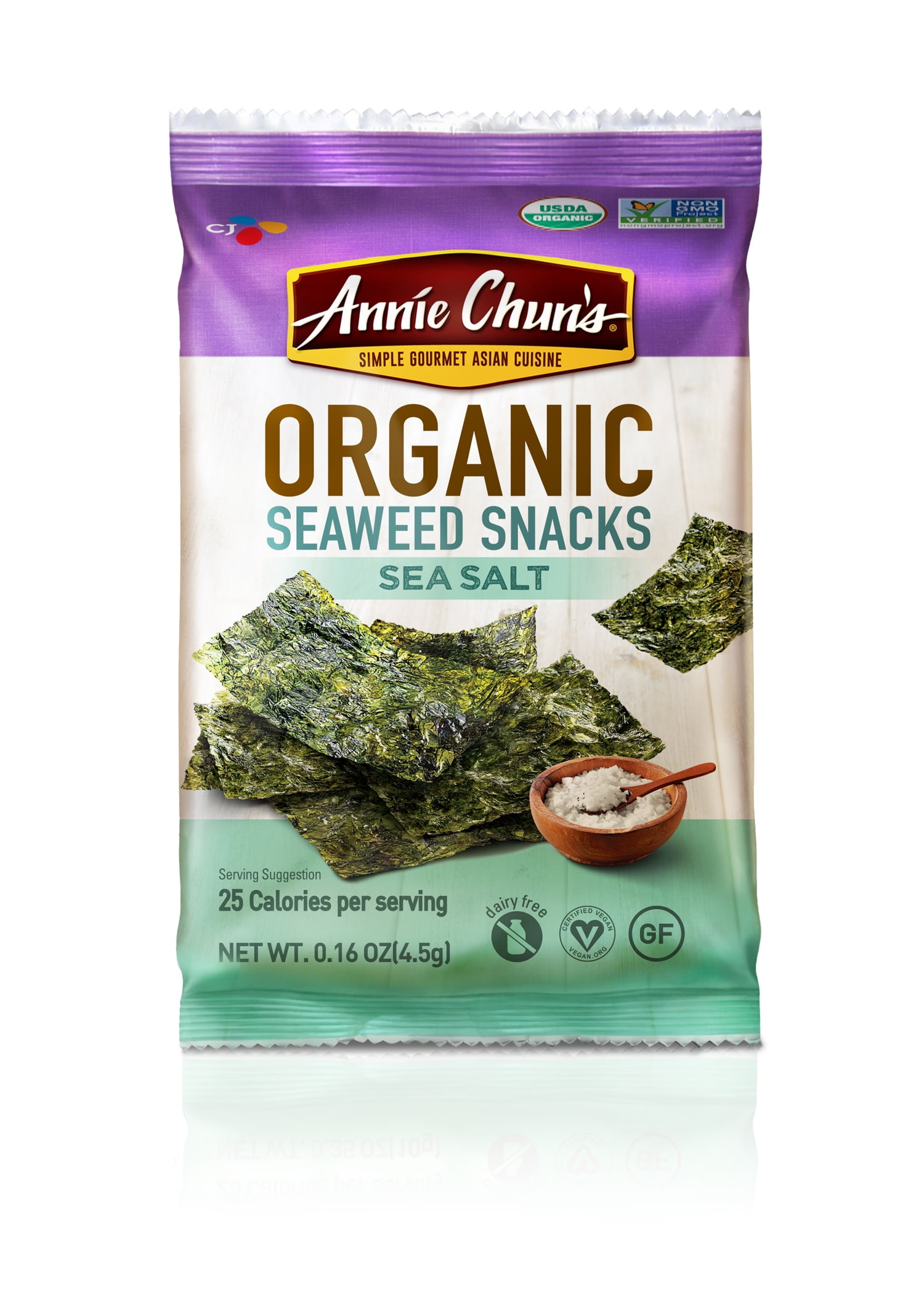 Annie Chun's Organic Sea Salt Seaweed Snack 0.16 oz