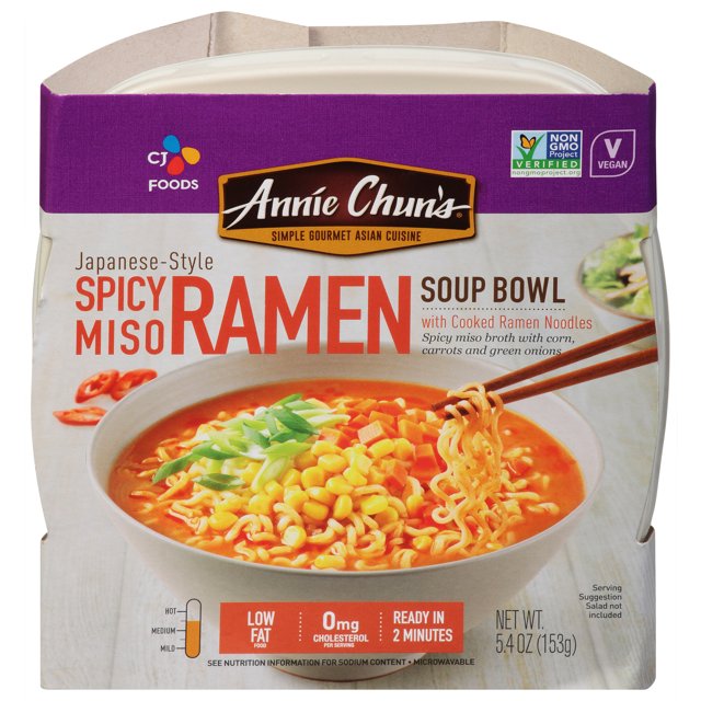 Annie Chun's Spicy Miso Ramen Soup Bowl 5.4oz