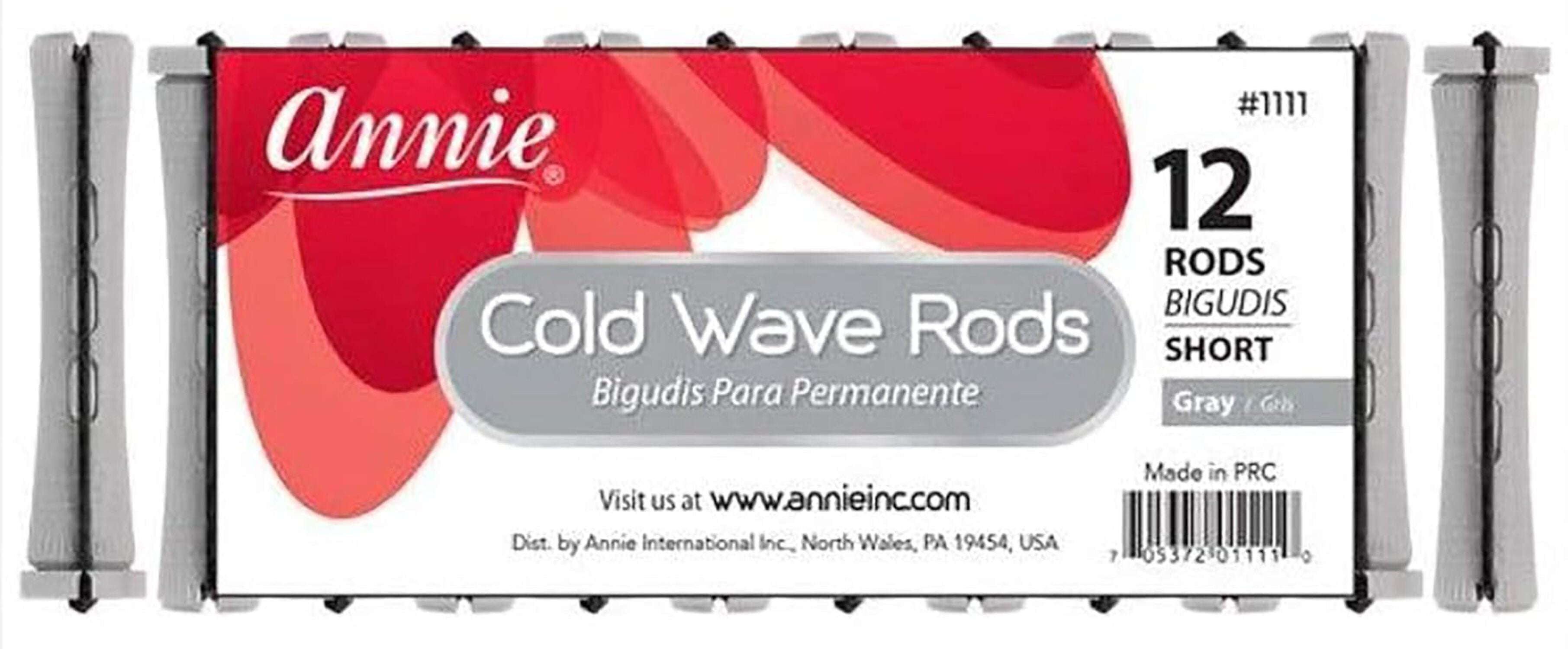 Annie Cold Wave Rods #1111 Short Grey 12CT - Walmart.com