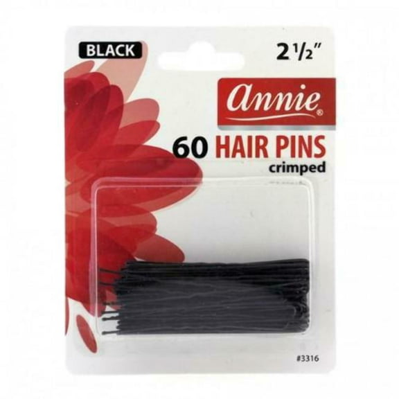 Annie #3316 Crimped Hair Pins 2 1/2" 60 ct