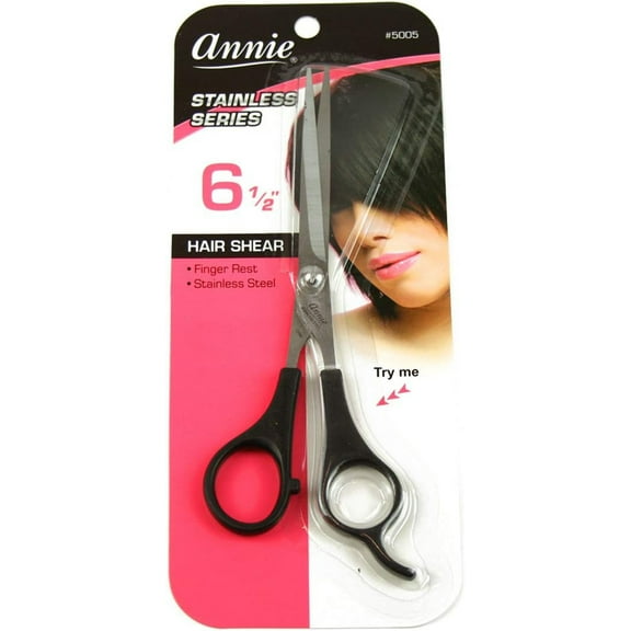 Annie #5005 Hair Shears 6.5" Black