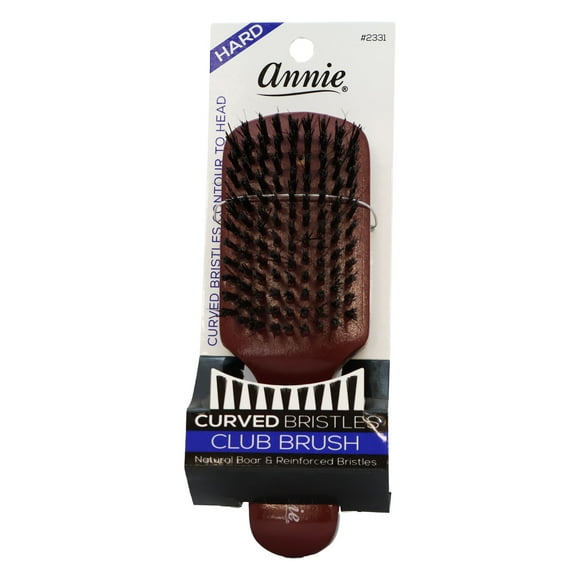 Annie Hard Curved Bristles Club Brush 6.5"