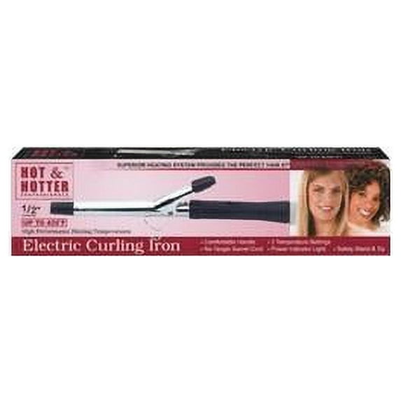 Annie Hot & Hotter 1/2 Inch Electric Curling Iron 5817, Pack of 2