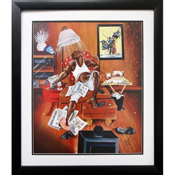 Annie Lee "In Control" NEW Custom FRAMED African American ART Generic