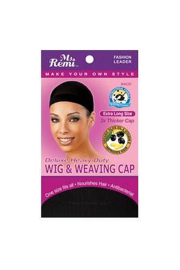Ms Remi Deluxe Heavy Duty Wig&Weaving Cap Black