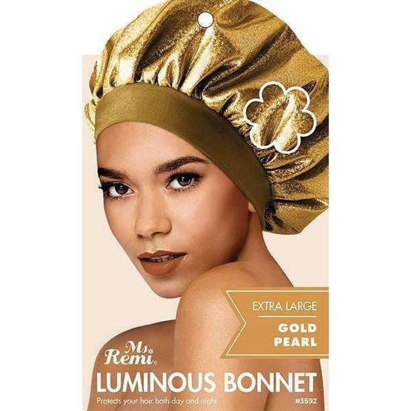 Ms. Remi Luminous Bonnet X-Large| Gold Pearl