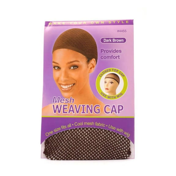 Annie #4455 Ms. Remi Mesh Weaving Cap Dark Brown