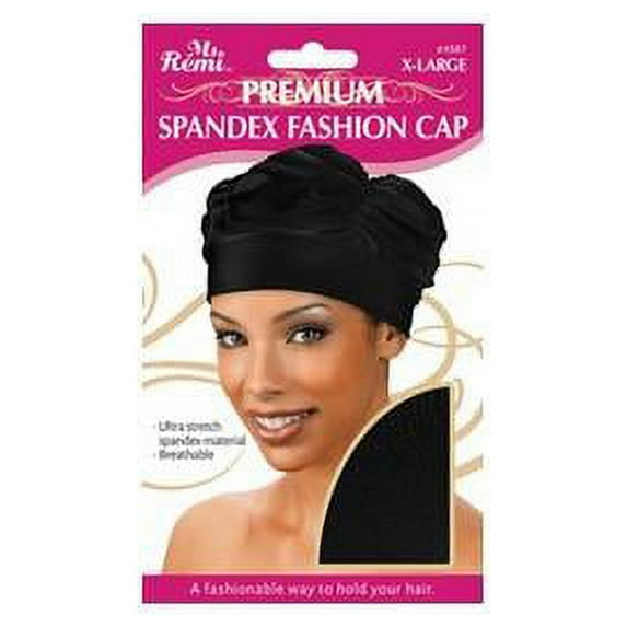 Annie Ms Remi Premium Spandex Fashion Cap Black