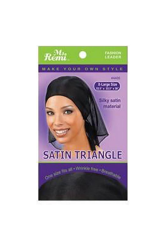 Ms Remi Satin Triangle Black