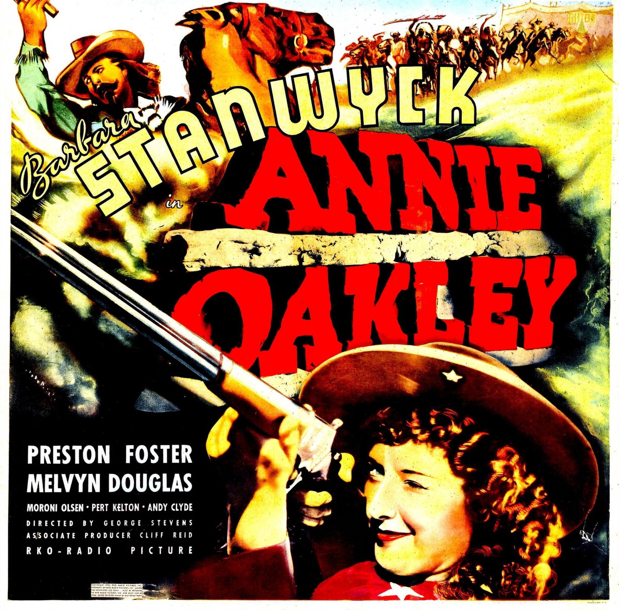 Annie Oakley Canvas Art - (28 x 22)