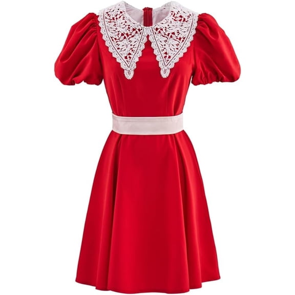 Annie Red Dress Musical theater Dress Adult Dress for Women