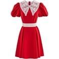thumbnail image 1 of Annie Red Dress Musical theater Dress Adult Halloween Outfit for Women, 1 of 7