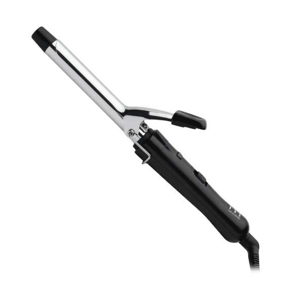 Hot & Hotter Silver Electric Curling Iron, Dual Heat Settings, 5/8 inch Barrel