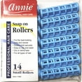 thumbnail image 1 of Annie Snap On Rollers Blue 1/2" Small Item 1001 14/PK, Pack of 12, 1 of 2
