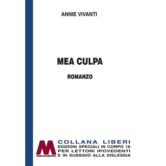 Annie Vivanti Mea culpa. Ediz. per ipovedenti (Paperback)