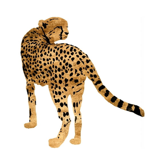 Annie Warren 'Golden Cheetah II' Canvas Art