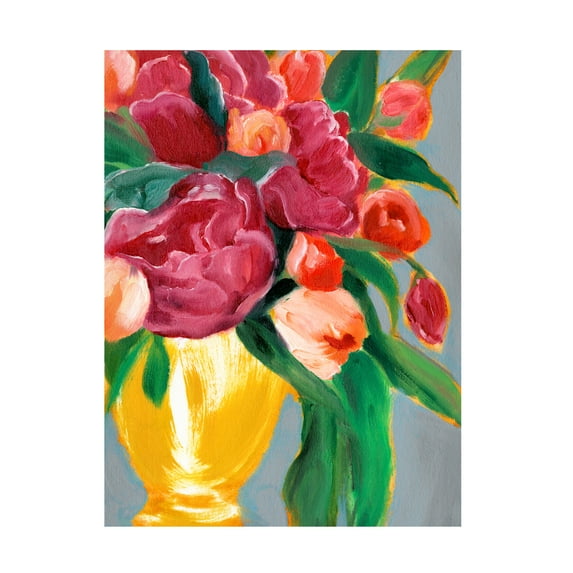 Annie Warren 'Plush Harvest II' Canvas Art