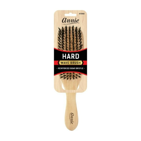 Annie Wave Brush Natural Boar Bristle #2060 Hard