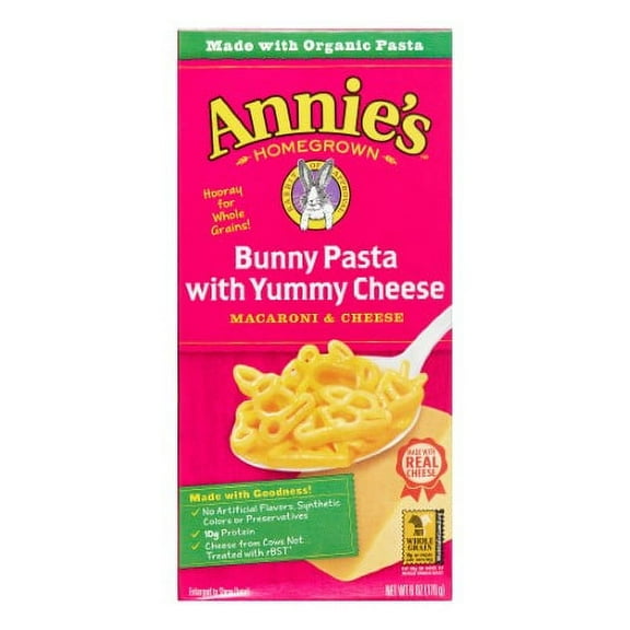 Annie's, Bunny Pasta With Yummy Macaroni & Cheese (Pack of 48)