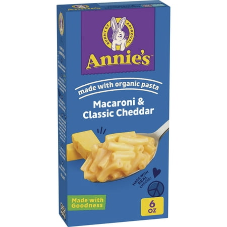 Annie's Classic Cheddar Macaroni and Cheese Dinner with Organic Pasta, 6 OZ