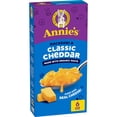thumbnail image 1 of Annie's Macaroni and Classic Cheddar with Organic Pasta, Made with Real Cheese, 6 oz, 1 of 15