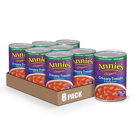 Annie’s Creamy Tomato & Bunny Pasta Canned Soup, Ready To Serve, 14.3 oz. (Pack of 8)