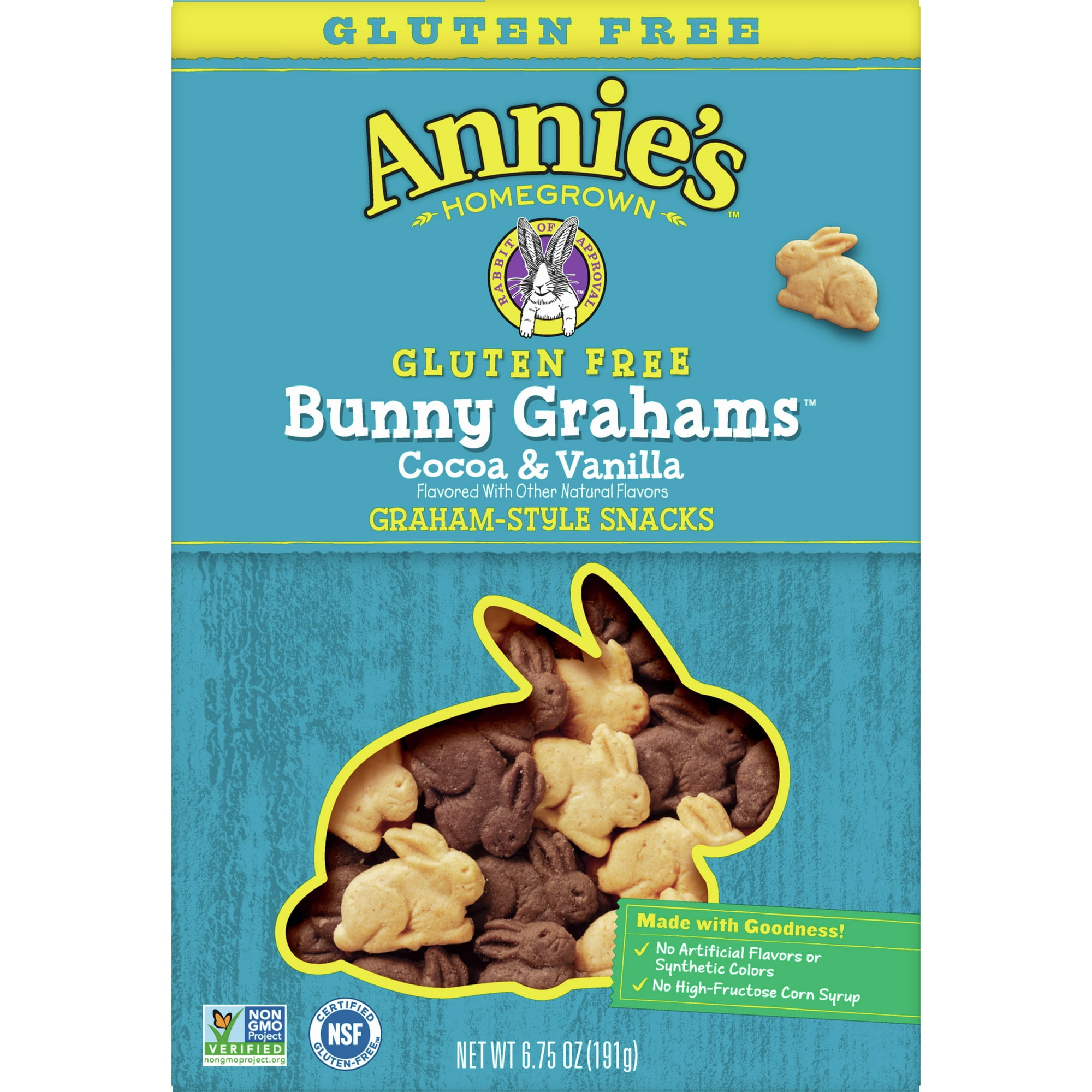 Annie’s Gluten Free Cocoa & Vanilla Bunny Cookies, 6.75 oz