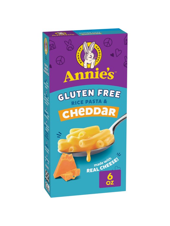 Gluten Free Rice Pasta and Cheddar, Made with Real Cheese, 6 oz
